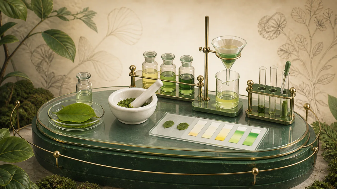 Photosynthetic Pigments: Virtual Extraction and Chromatography